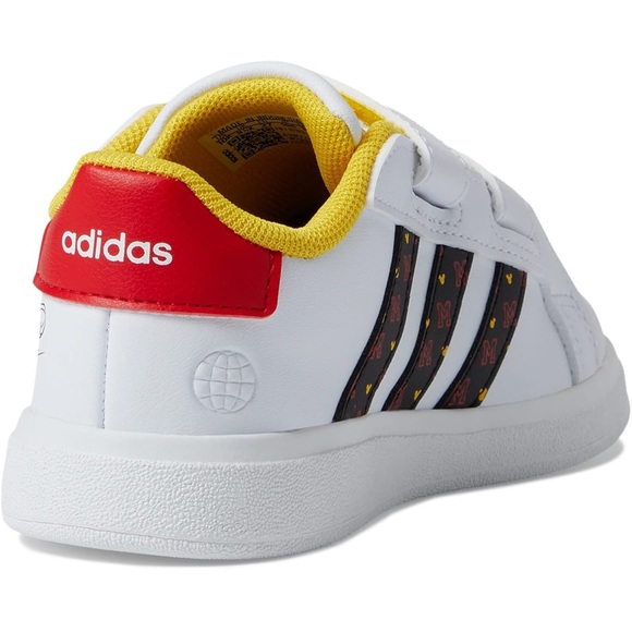 Adidas kids grand court 2.0 tennis shoes - Picture 3 of 7